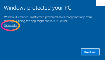 Microsoft Windows SmartScreen Filter